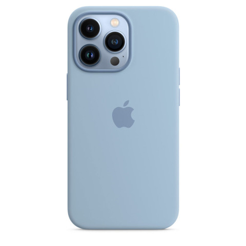 Чохол LUX Silicone Case для iPhone 13 Pro Blue Fog with MagSafe